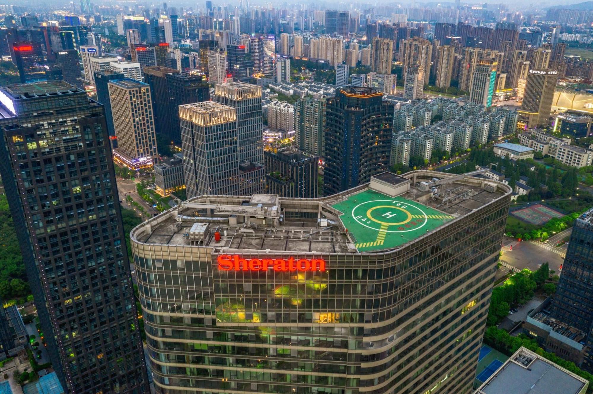 Sheraton Grand Hangzhou Binjiang Hotel Екстер'єр фото