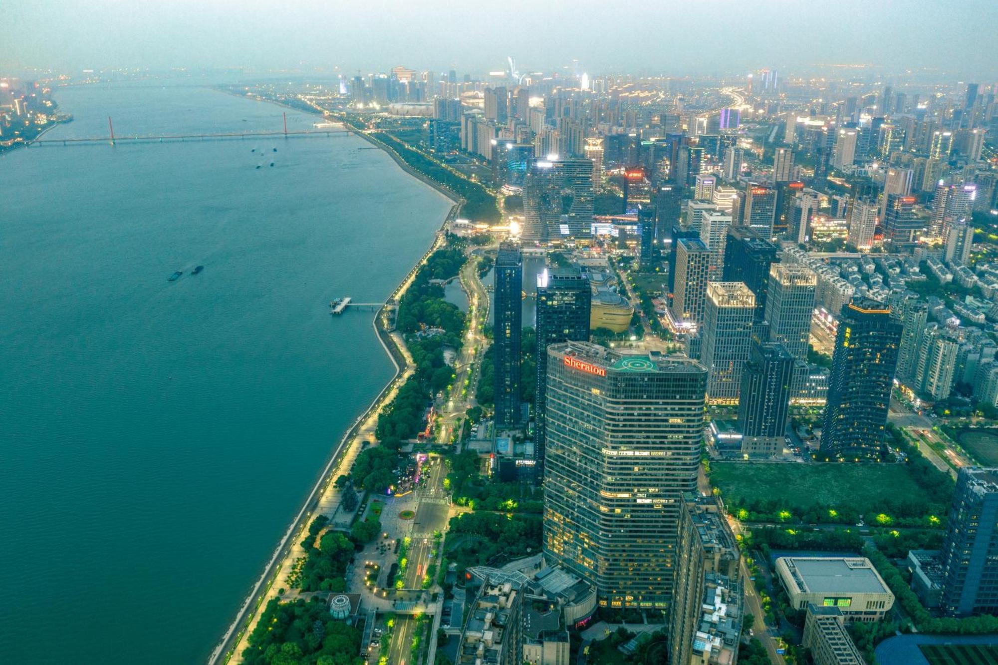 Sheraton Grand Hangzhou Binjiang Hotel Екстер'єр фото